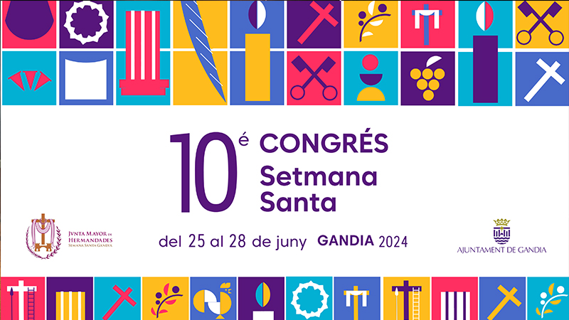 La Semana Santa de Gandia celebra su X Congreso con el futuro y la unidad como ejes principales